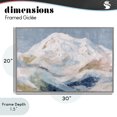 thumbnail image 4 of Stupell Industries Southwestern Icy Mountain Range at Dusk Gray Framed Giclee Art, 30 x 20, by Chromatic Storm Studio, 4 of 8