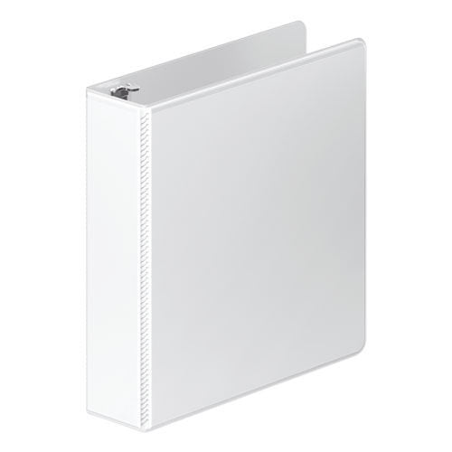 Heavy-Duty 3 Round Ring 2 in. Capacity View Binder with Extra-Durable Hinge - White