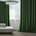 thumbnail image 4 of Half Price Drapes Eden Green Extra Wide Plush Velvet Room Darkening Curtains (1 Panel), 100W X 96L, 4 of 11