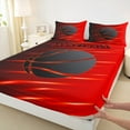 thumbnail image 3 of Feelyou Teesn Basketball Print Bed Sheets, Ball Game Gaming King Sheets, Modern Sports Theme Sheet Set, Super Cozy Room Decor, 4-Piece, 3 of 7