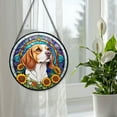 thumbnail image 5 of 89Bloom Beagle Window Hanging Stained Glass, Beagle Suncatchers for Windows Stained Glass, Stained Glass Dog suncatcher, Dog Stained Glass, 5 of 8
