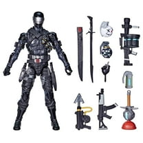 Fortnite x G.I. Joe Collab Snake Eyes: Zero Point Edition Age 8  Action Figure, Black (10.12")