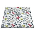 thumbnail image 4 of Mickey & Friends - Impresa Picnic Blanket, White with Red & Yellow Accents, 4 of 5