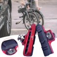 thumbnail image 4 of Pastillas de freno de bicicleta Macarena Fit 55 mm Caucho Durable Cajón de metal Ligero Pinza rojo, 4 of 8