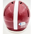 thumbnail image 3 of Devonta Smith Autographed Alabama Crimson Tide Speed Mini Helmet Beckett BAS 189551, 3 of 5