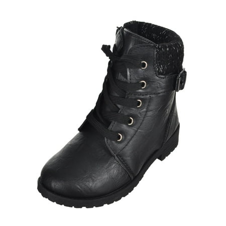 Suede Goth Boots Shoes - Blue Suede Shoes Girls' Boots (Sizes 5 - 10)