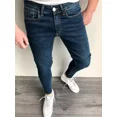 thumbnail image 3 of Color Sólido Stretch Casual Slim Fit Jeans Hombre, 3 of 8