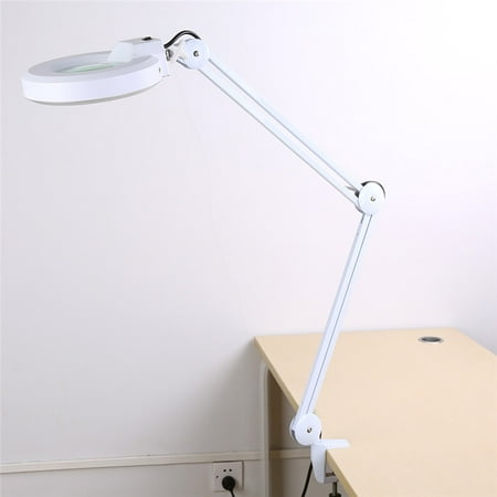 Magnifier With Light 5x Diopter Magnifier Desk Table Clamp Mount