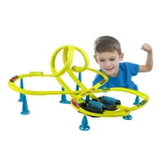 Speedsterz Thunderdome Stunt Race Track Play Set - Includes 10 Realistic Die Cast Cars