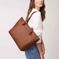 thumbnail image 2 of Bolsa Tote de Cuero Fossil Rachel para Mujer Marrón Medio, 2 of 6