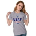 thumbnail image 4 of US Air Force Vintage One Over All Women's T Shirt Ladies Tee Brisco Brands S, 4 of 5