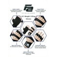 thumbnail image 4 of Fit Active Sports LX1 Weight Lifting Gloves for Cross Training Workout, Gym Fitness - Suede Leather Palm - Full Hand Protection, Callus Guard, 4 of 5
