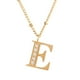 thumbnail image 2 of Juego Joyería Mujer, Collar Aretes Inicial Letras LuckyLy, Acero Inoxidable Baño de Oro 18k dorado UNITALLA, 2 of 6