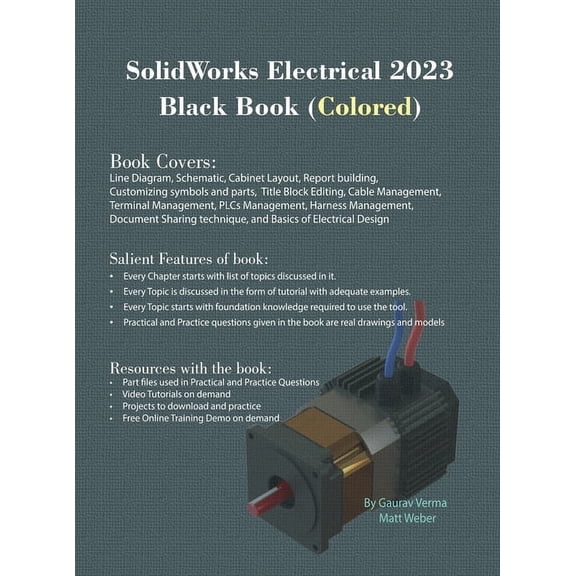 SolidWorks Electrical 2023 Black Book, (Hardcover)