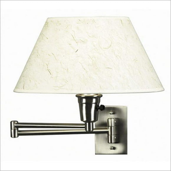 Kenroy Home 30110BS Simplicity Wall Swing Arm- Brushed Steel Finish