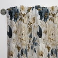 thumbnail image 5 of Designart "Flora With Vintage Charm I" Plants Room Darkening Curtain Single Panel, 5 of 6