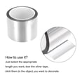 thumbnail image 4 of Unique Bargains Silver Tone Metalized Tape 3 Inch x 55 Yards Decor Tape for DIY, 4 of 4