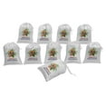 thumbnail image 4 of Darling Souvenir White Floral & Leaves Bridal Shower Custom Party Supplies Favor Bags Gift Pouches 15 Pieces, 4 of 5