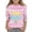 Pink, variant on Amidoa Girls Easter T Shirts- 3/4 Sleeve Cute Rabbit Crewneck Kids Graphic Tops Navy Size 4-12 Years