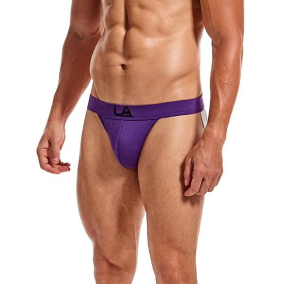 Eashery Underwear Men Men'S Boxer Briefs Men Cotton Men Underwear Briefs Men Panties Purple XL