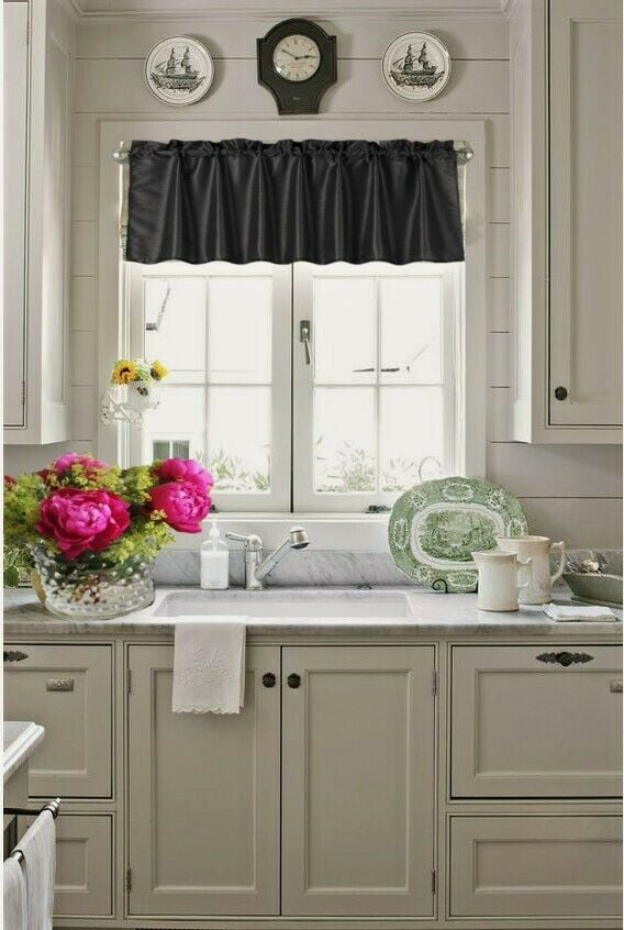 1 Faux Silk Shiny Waterfall Window Grommet Top Swag Valance 55"X24" V24 