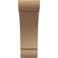 thumbnail image 2 of 8"W x 16"D x 24"H Classic Olympic Rough Cedar Woodgrain TimberThane Corbel, Primed Tan, 2 of 6