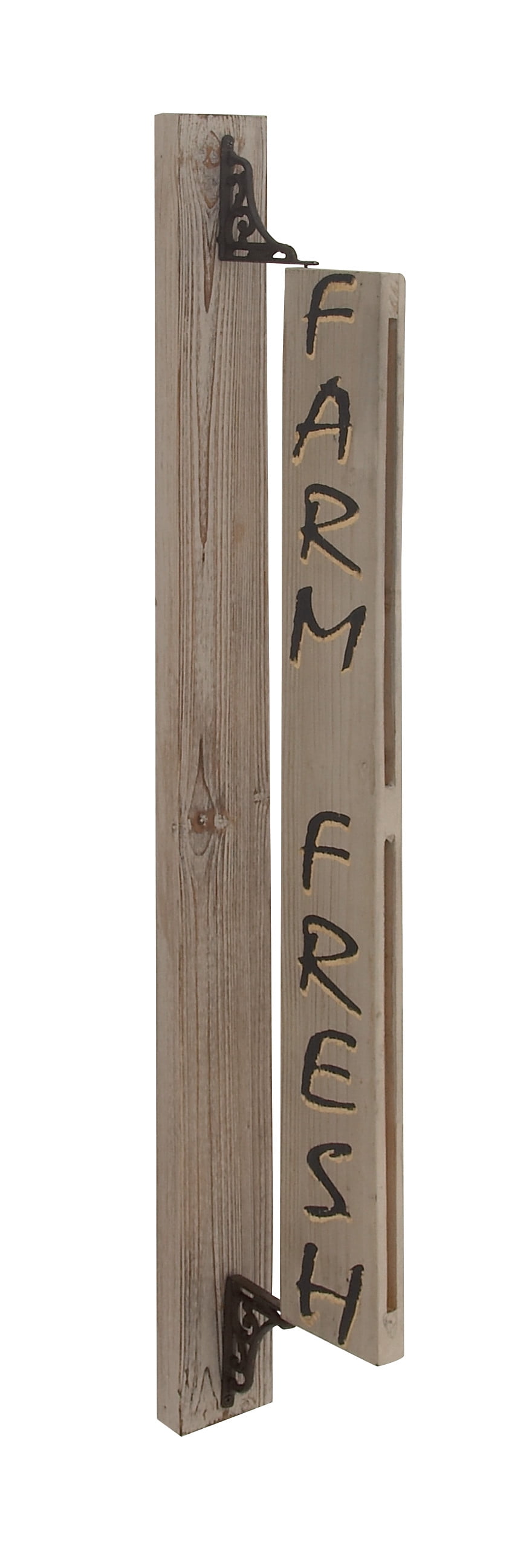 DecMode Farmhouse 35 x 3 inch distressed wall sign