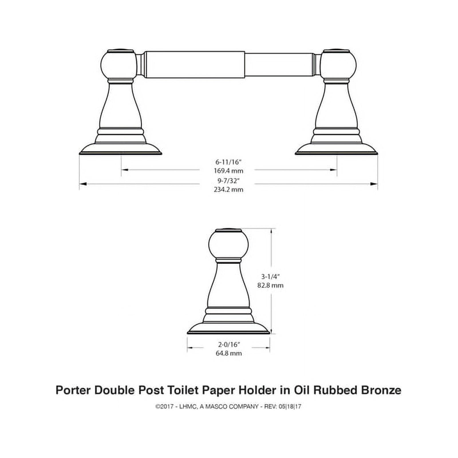 Porter Toilet Paper Holder in Oil Rubbed Bronze