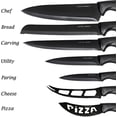 thumbnail image 5 of Home Hero 17 Pieces Kitchen Knives Set, 13 Stainless Steel Knives + Acrylic Stand, Scissors, Peeler and Knife Sharpener, 5 of 6