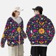 thumbnail image 4 of Balery Cinco De Mayo Floral Sudadera ligera de manga larga con capucha y protección solar UPF 50+ para hombre y mujer, ideal para pesca y running-XX-Large, 4 of 7