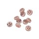 thumbnail image 1 of Jumpingount 10 piezas de DIY Beadwork Spacer Zircon decoración cuentas costura perlas joyería hacer artesanía decorativa Ropa, zapatos y accesorios Miscelánea Oro rosa Jumpingount AP016006-05, 1 of 6