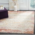 thumbnail image 2 of SAFAVIEH Aria Rubye Geometric Area Rug, Red/Creme, 4' x 6', 2 of 8