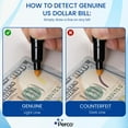 Perco Counterfeit Money Detector Pen (5 Pack) Easy to Use and