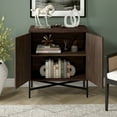 thumbnail image 2 of Evelyn&Zoe AC1937 Brighton Accent Cabinet with Adjustable Shelves Alder Brown, 48.1 lb, 2 of 9