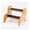 Wood, variant on Wooden 2 Step Stools For Safe Non-slip Surface With Handles 350 Lbs Capacity Portable Stepping Stool Bathroom Kitchen And Bedroom (natural)