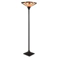 thumbnail image 1 of Gymax Tiffany-Style Mission 1-Light Torchiere Floor Lamp w/ 14'' Lampshade Home Decor, 1 of 10