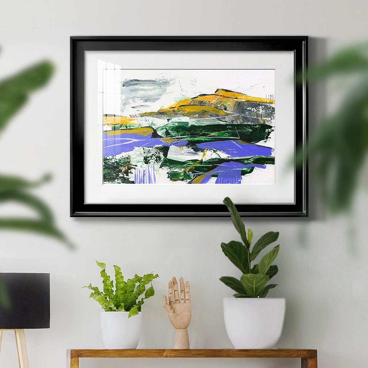 Silent Mountain VI Premium Framed Print - Ready to Hang