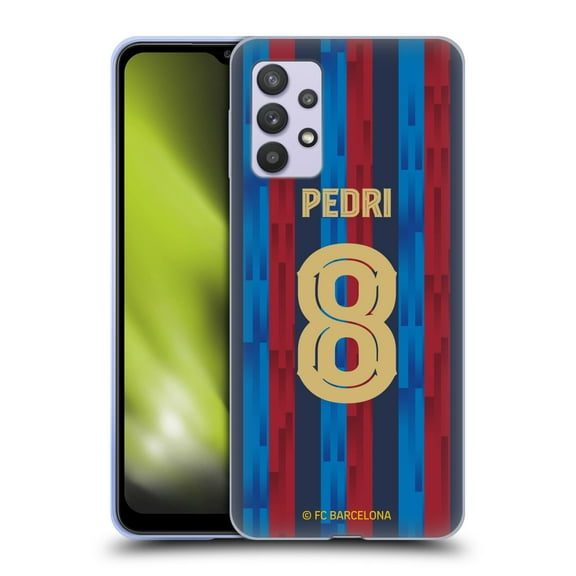 Head Case Designs Officially Licensed FC Barcelona 2022/23 Players Home Kit Pedri Soft Gel Case Compatible with Samsung Galaxy A32 5G / M32 5G (2021)