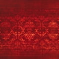 thumbnail image 1 of Ahgly Company Indoor Square Mid-Century Modern Red Oriental Area Rugs, 8' Square, 1 of 6