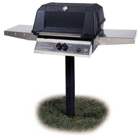 Modern Home Products Heritage 1-Burner Natural Gas Grill with Side Shelves