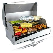 Kuuma Products  Stow N Go 316 Elite Gas Grill - Stainless Steel - 27in.L x 15in.D x 13in.H
