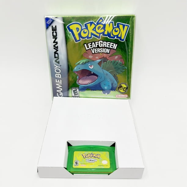 Pokemon Leaf Green Version Game Boy Advance Game Cartridge and - Main Image
