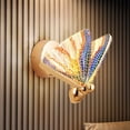 thumbnail image 3 of de pared con forma de mariposa, lámpara de acrílico teñida con mariposa, accesorio de lámpara frontal para dormitorio de la lámpara de pared, L colorido Yinane Lámpara de pared de cabecera, 3 of 8