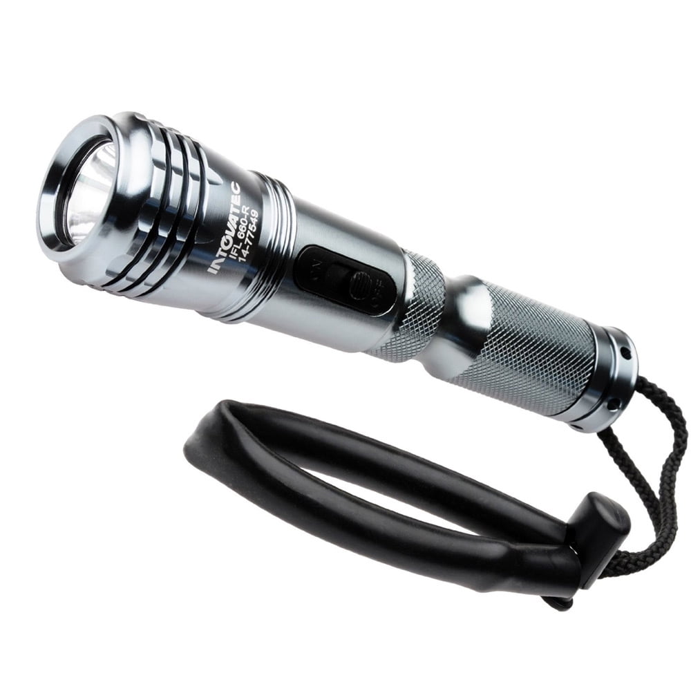 INTOVA DIVE TORCH UNDERWATER LIGHT SCUBA DIVING ALUMINUM 300 LUMENS IFL