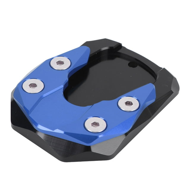 Motorcycle Kickstand Extension Plate Aluminum Alloy Motorcycle Kickstand Pad Enlarger Extension Side Stand Plate Pad Stable Support Secure Footing for XMAX 125 250 300