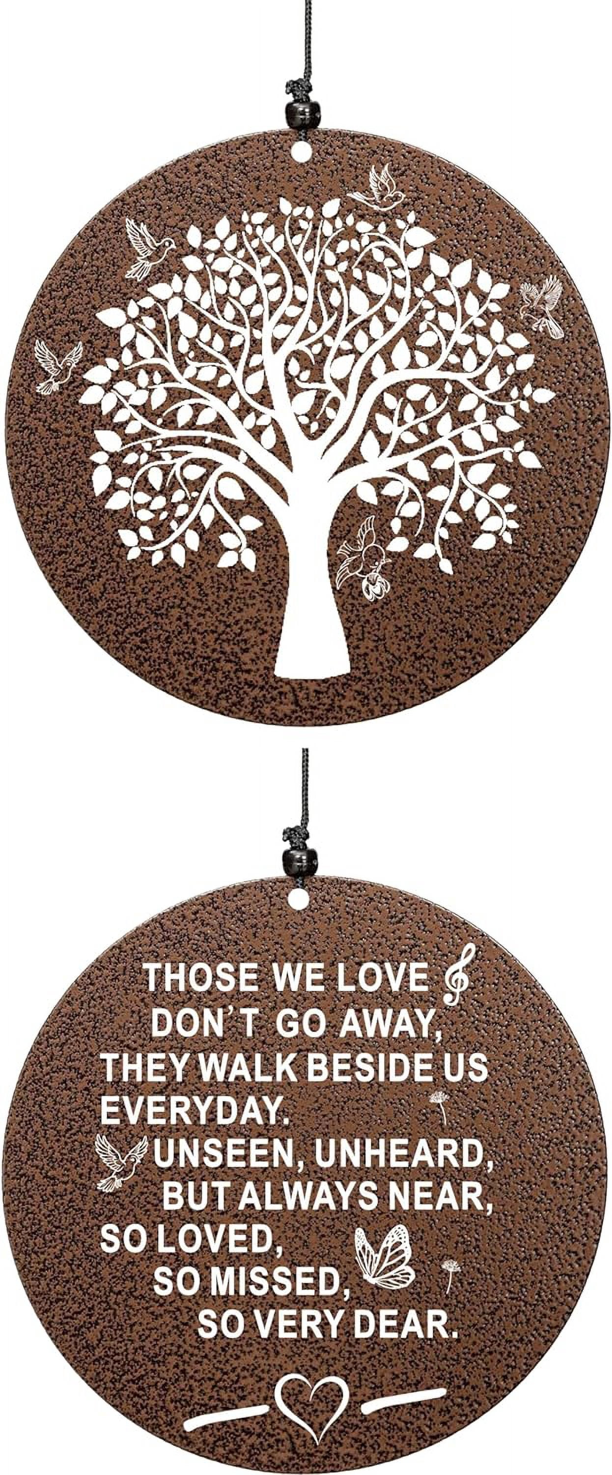 Sympathy Wind Chimes, 40" Memorial Wind Chimes for Loss of Loved One, Sympathy Memorial Bereavement Gift,in Memory of Loved One Loss of Mother Father，Home Decor Garden Patio Outdoor
