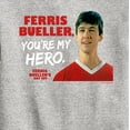 thumbnail image 3 of Ferris Bueller's Day Off - Ferris My Hero - Toddler And Youth Crewneck Fleece Sweatshirt, 3 of 5