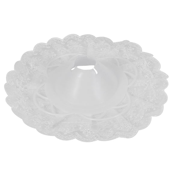New Arrivals 6Pcs Lace Bouquet Collar, DIY Holder Wedding Bridal White