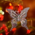 Clearance under 1 Tyidzon Butterfly Christmas Ornaments Acrylic