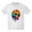 Ash Gray, variant on - Vibrant Multicolor Skull Kids T Shirt - Light Classic Kids Graphic, Short Sleeve T-Shirt, Sizes XS-XL